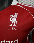 Liverpool Home Player Jersey 2025/26 - Long Sleeve