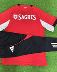 Conjunto benfica calça e camisola vermelha 2025/26 - LANÇAMENTO