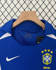 Brazil Away Retro Kids Kit 2002
