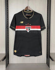 Camisa Sao Paulo Tricolor Third 25/26 - Preta - Fan version