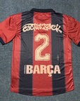 CJ x x Barcelona Retro 2000/01 Home Skeleton jersey