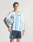 Argentina Home Long Sleeve Fan Jersey Shirt 2026 World Cup