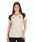 Camisa Flamengo Treino 2026 Feminina Bege - Fan Version