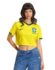 Cropped Brazil Women home 2025 - Fan Version Brasil