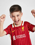 Kids Liverpool Home Kit 2024/2025 - Red