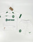 Conjunto Infantil Sporting Alternativa 2024/25 - ÚLTIMAS UNIDADES! 🔥💚