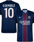 PSG O.Dembélé 10 Home Fan Jersey 2025/26