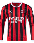 AC Milan 24/25 I Home Jersey - Long Sleeve