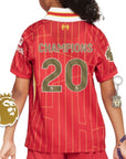 Liverpool Home Jersey 2024/2025 - CHAMPIONS 24/25 & Gold Trophy