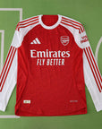 Arsenal Player Home Jersey 2025/26 Long Sleeve