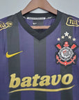 Retrô Corinthians Terceira 2009 Preta/Roxa Masculina