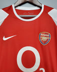 Arsenal Retro Jersey home 2002/04