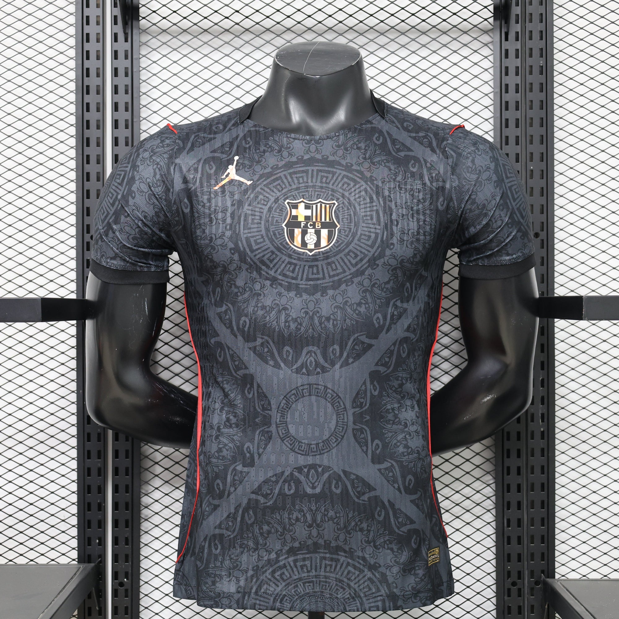 Barcelona 2025/26 Diseño de Aficionado Camiseta Especial Negra - Versión Jugador