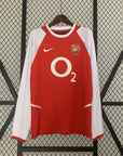 Arsenal Retro Jersey home 2002/04 - Long Sleeve
