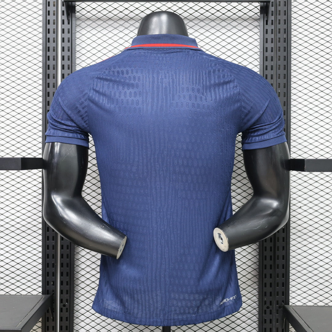 Paris Saint-Germain 2026/27 Azul Polo Collar Camiseta - Versión Jugador
