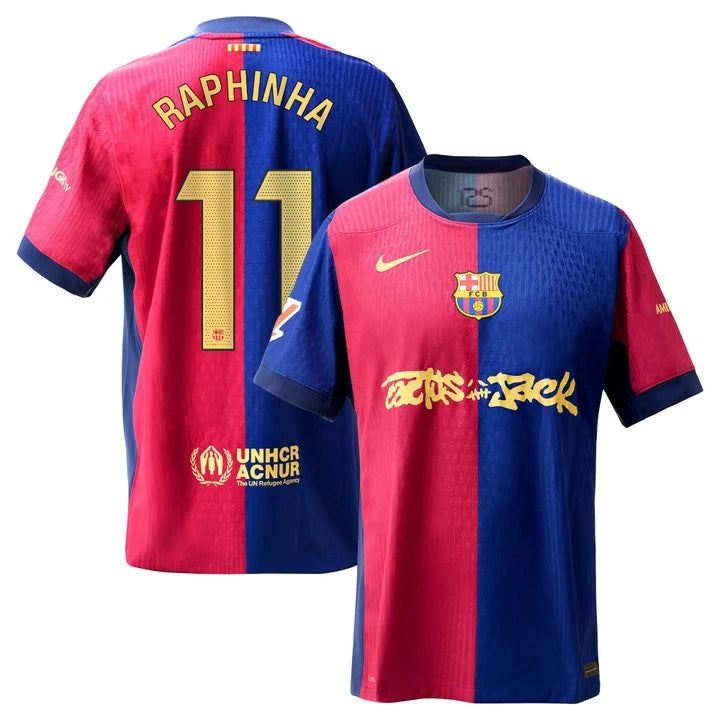 Barcelona Travis Scott Home Fan Jersey 2025/26 Spotify 