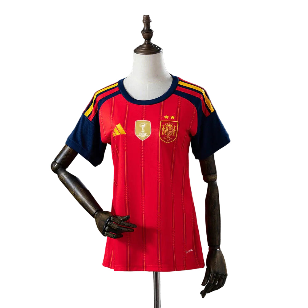 España Campeona del Mundo - Femenina - 2 Estrellas - Camiseta 2026 - Roja