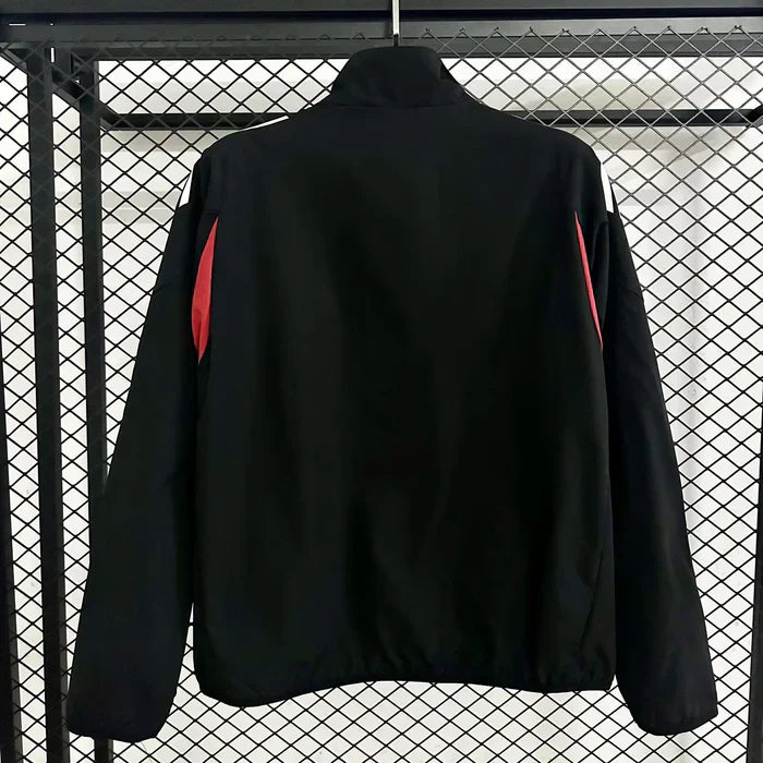 Casaco preto e vermelho 2025/26 fecho completo Benfica