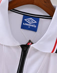 Manchester United 1998/99 Edición Especial Conmemorativa Blanca Camiseta