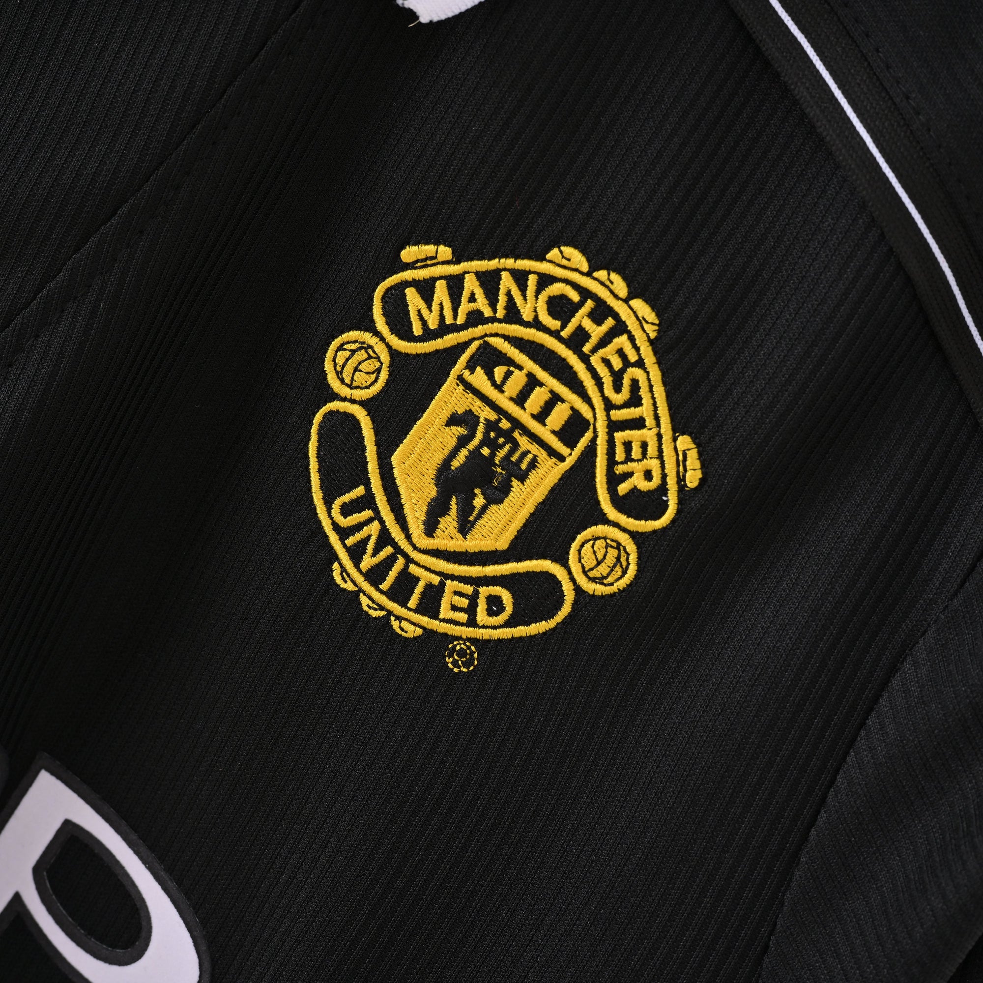 Manchester United 1998/99 Camiseta Negra Especial de Manga Larga