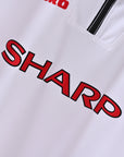 Manchester United 1998/99 Edición Especial Conmemorativa Blanca Camiseta