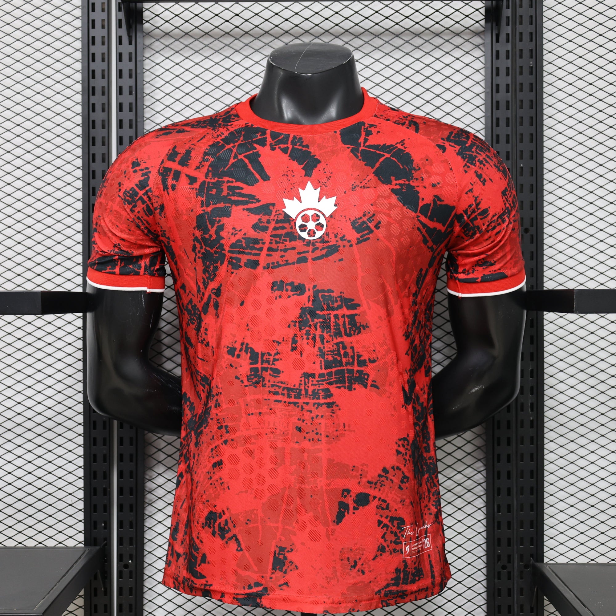 Canada 2026 Edición Especial Copa del Mundo RED Camiseta - Versión Jugador
