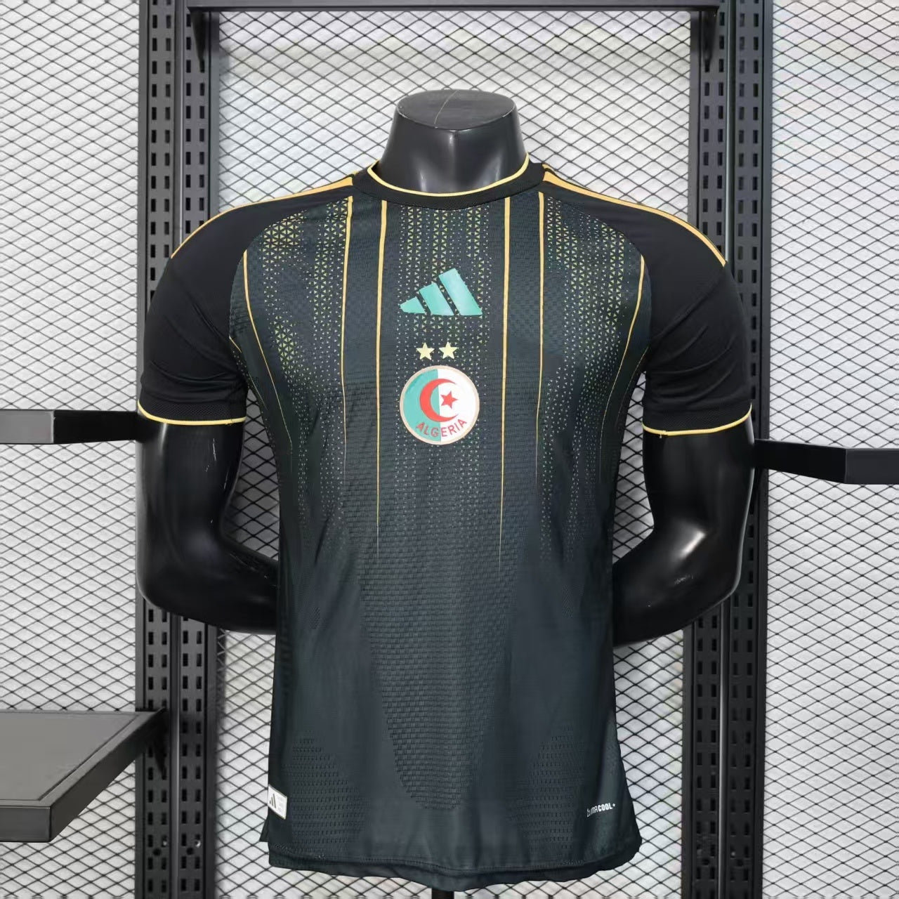 Algeria 2026 Edición Especial Negra Camiseta - Versión Jugador