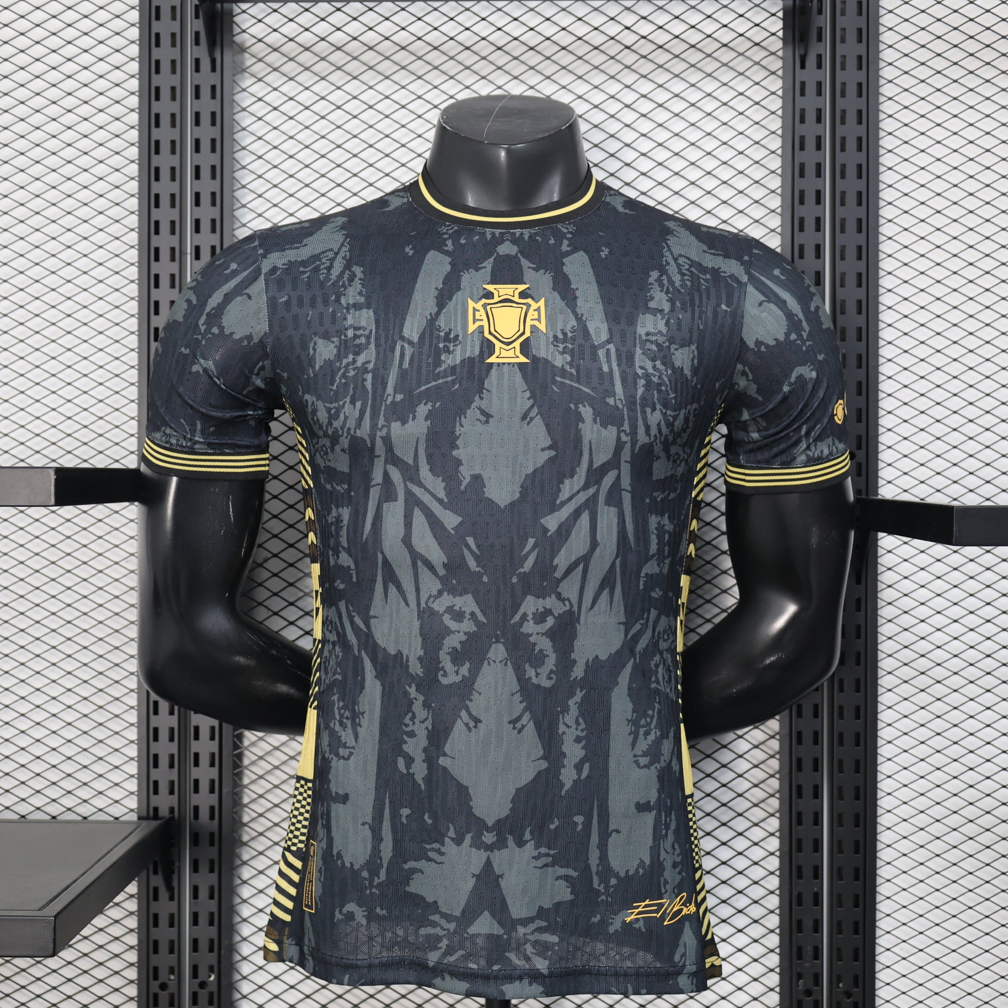 Portugal 2026 Edición Especial Negra Camiseta - Versión Jugador