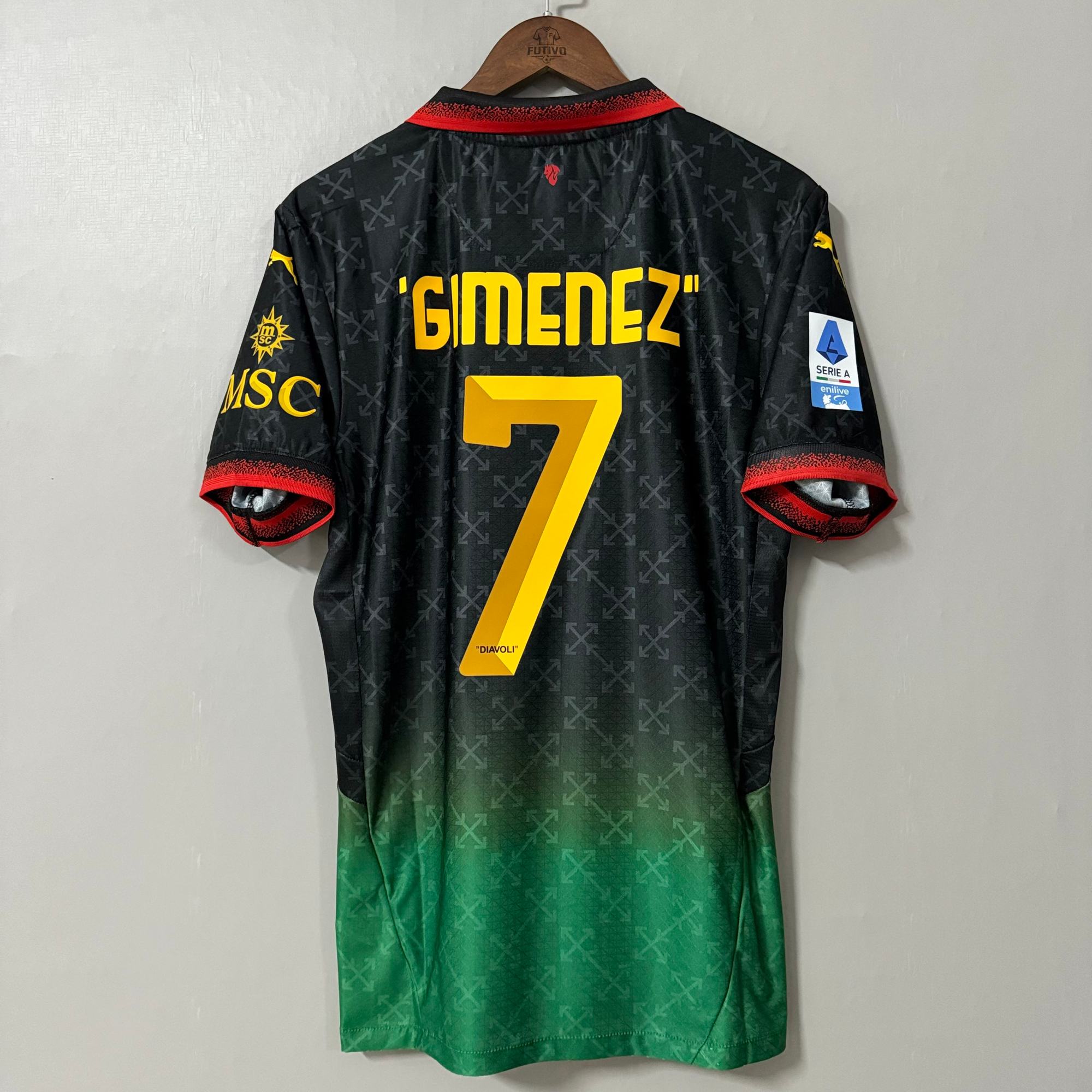AC Milan 2025 X OFF WHITE Camiseta - Versión Jugador