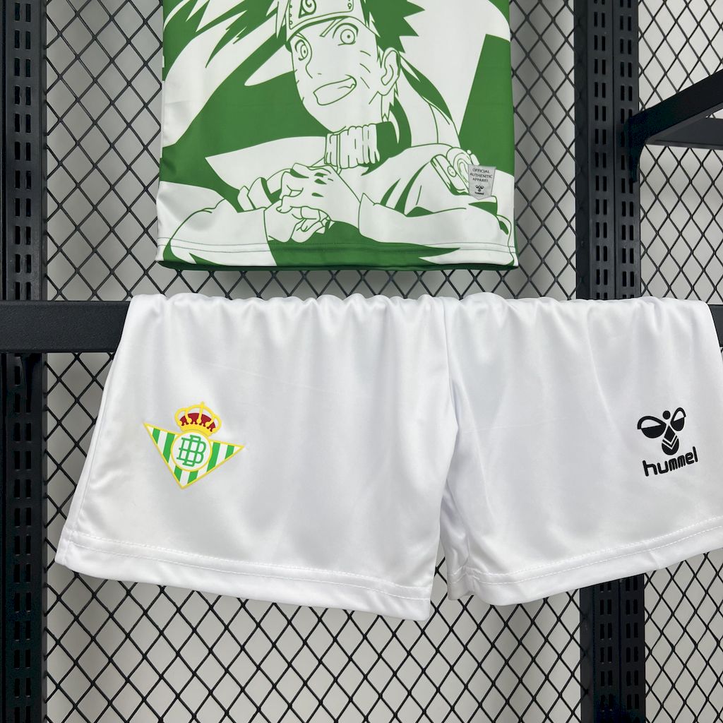 Real Betis 2025/26 Limited-edition Naruto Kids Kit