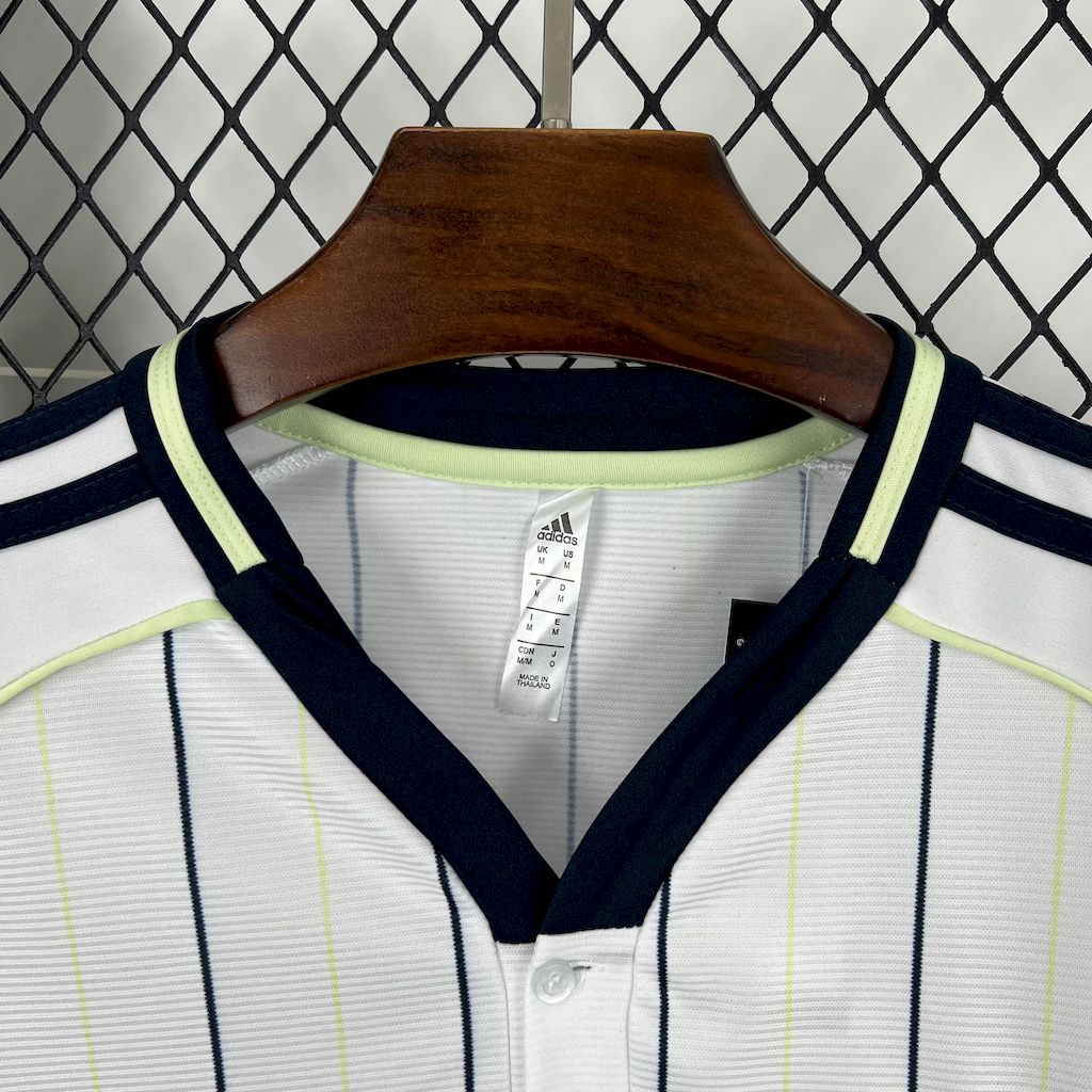 Real Madrid Home Jersey 2025/26 - Version Baseball US Pack [Slim Fit]