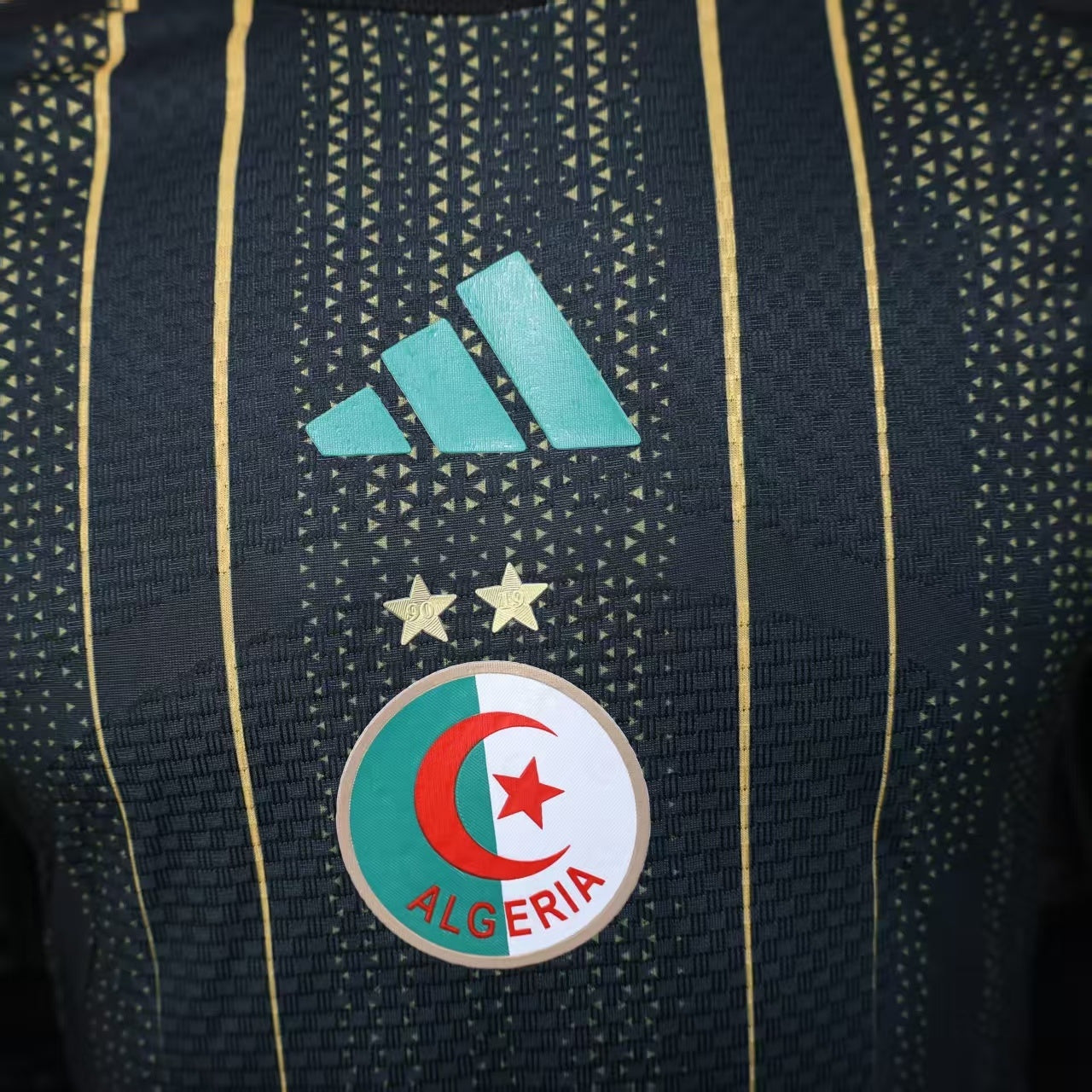 Algeria 2026 Edición Especial Negra Camiseta - Versión Jugador