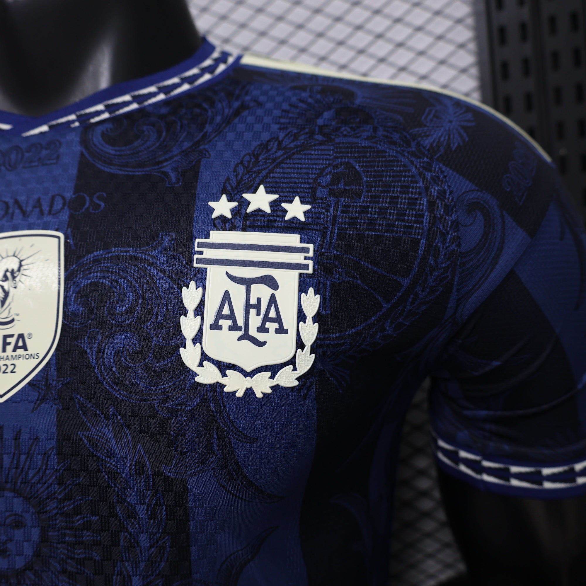 Argentina 2026 Especial Copa del Mundo Azul Oscuro Camiseta - Versión Jugador