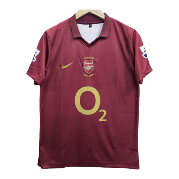 Arsenal Henry 2005-06 Embroidery Home Jersey Retro Collection