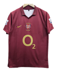 Arsenal Henry 2005-06 Embroidery Home Jersey Retro Collection