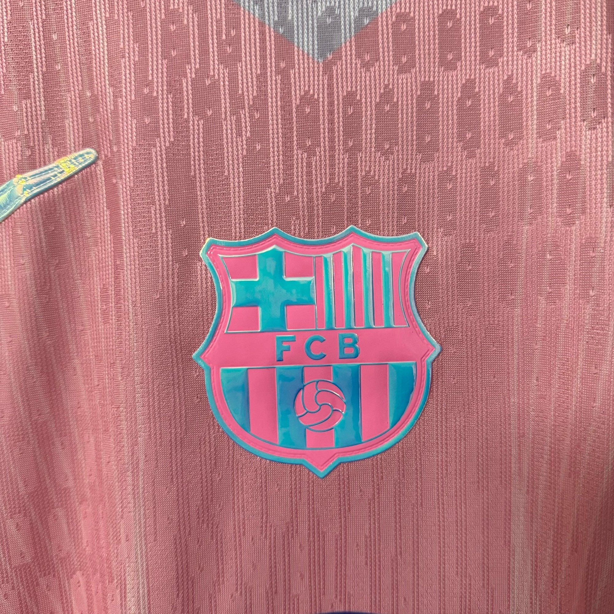 Barcelona 2025 Rosa Camiseta Edición Especial - Versión Jugador