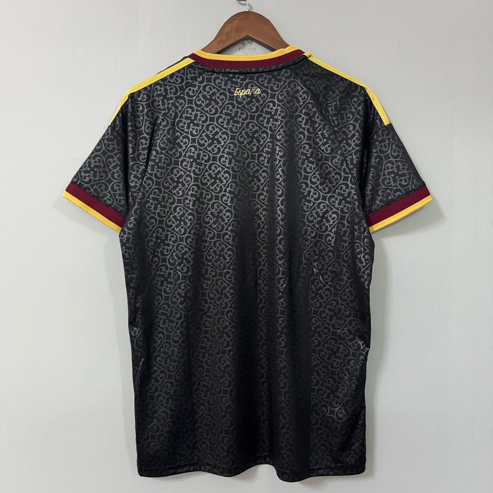 Spain 2026 2 Estrellas Negra Camiseta Especial