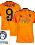 Real Madrid Away Fan Jersey 2024/25 Patches UCL UEFA Foundation (Official Printing)
