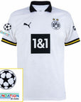 Borussia Dortmund Third 2024/25 Patches UCL UEFA Foundation (Official Printing)