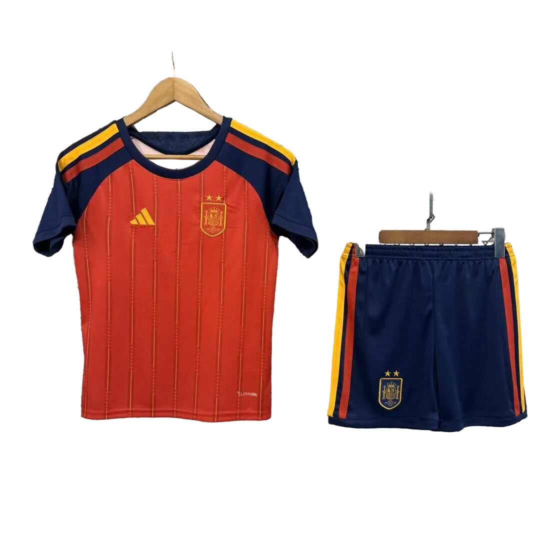 España Campeona del Mundo - Niños - 2 Estrellas - Camiseta 2026 - Roja