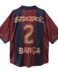 CJ x  x Barcelona Retro 2000/01 Home Skeleton jersey