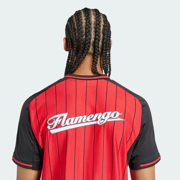 Flamengo Home Jersey 2025/26 - Version Baseball US Pack [Slim Fit]