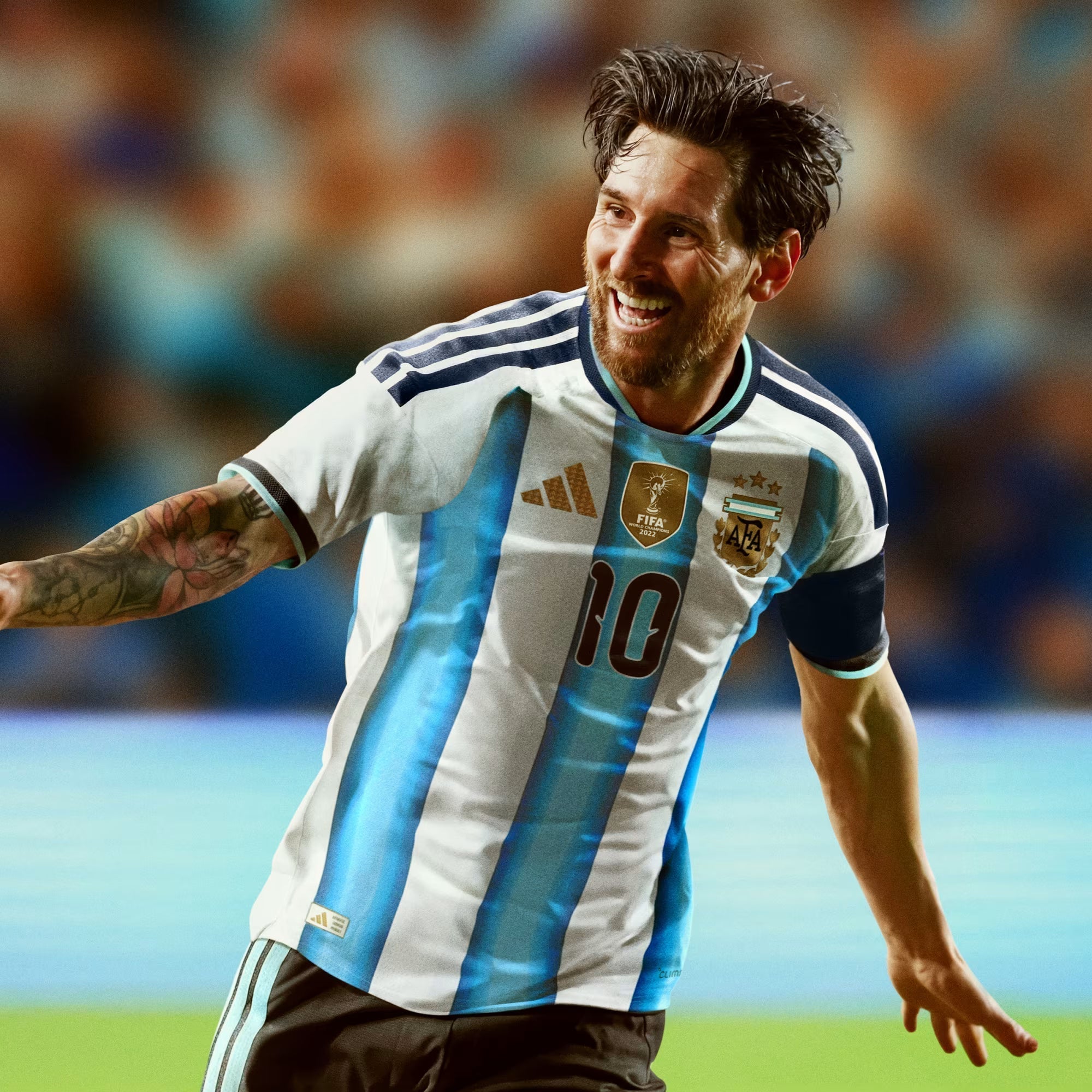 Argentina Home Messi 10 Authentic Player Shirt 2026 World Cup