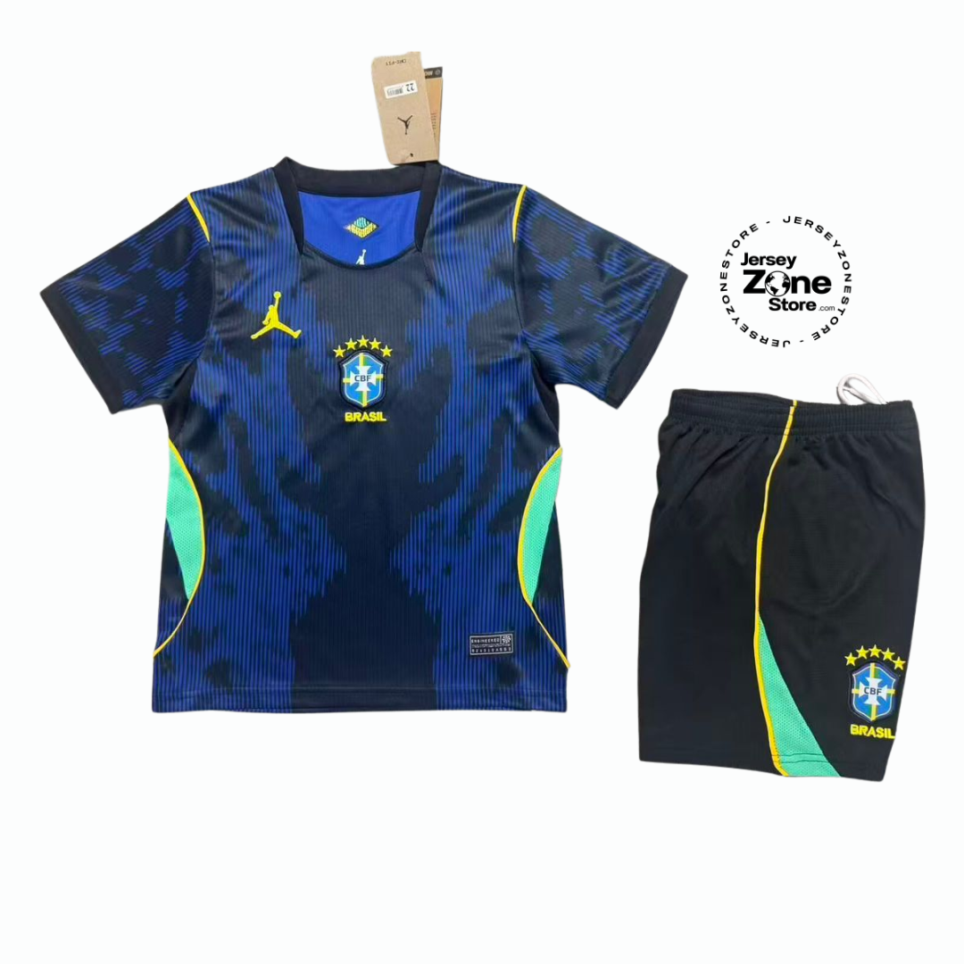 Brazil Infantil Away 2026 World Cup - Kit Kids Brasil