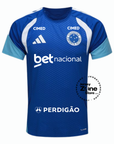 Camisa Adidas Cruzeiro Treino Atleta 2026 - com Patrocínios