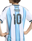 Kids Kit Argentina Home Messi 10 Fan Jersey Shirt 2026 World Cup