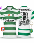 Camisola Sporting Principal BICAMPEÃO 2025/26 - LANÇAMENTO! 🦁🏆