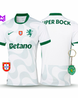 Camisola Sporting Alternativa Branca 2025/26 - LANÇAMENTO! 🔥💚