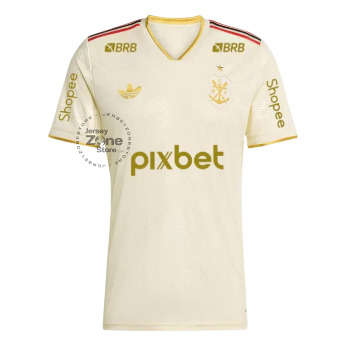 Manto Flamengo Jogo 3 2025/26 – Fan version All Sponsor 