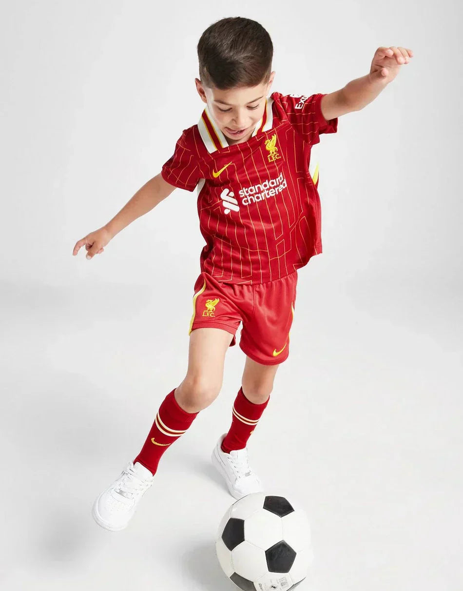 Kids Liverpool Home Kit 2024/2025 - CHAMPIONS 